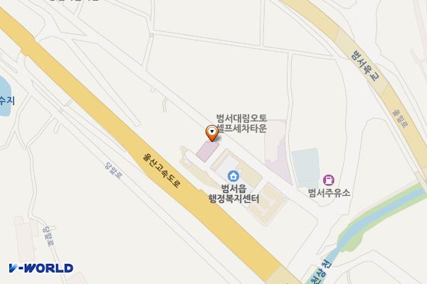 범서읍사무소 위치 지도 — 울산광역시 울주군 범서읍 천상리 442-2