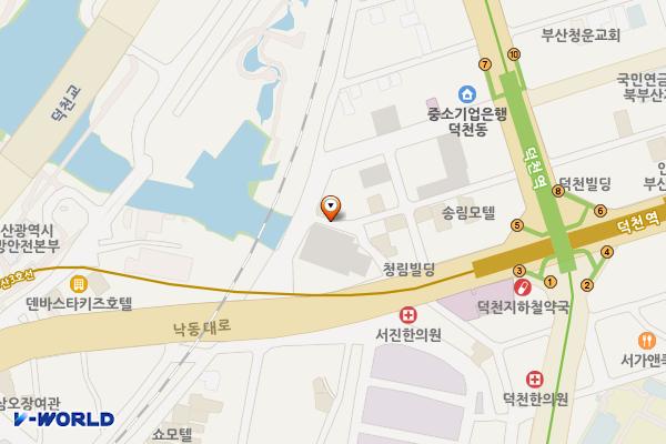대리천 공영주차장 위치 지도 — 부산광역시 북구 금곡대로 7번길 35