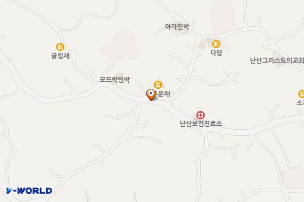 난산리 다목적회관 위치 지도 — 제주특별자치도 서귀포시 성산읍 난산리 1074
