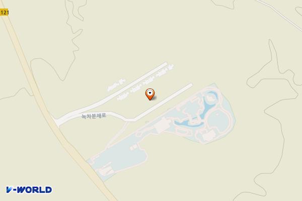 유리의성 위치 지도 — 제주특별자치도 제주시 한경면 녹차분재로 462
