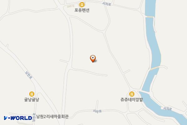 남원 의례회관 주차장 위치 지도 — 제주특별자치도 서귀포시 남원리 381