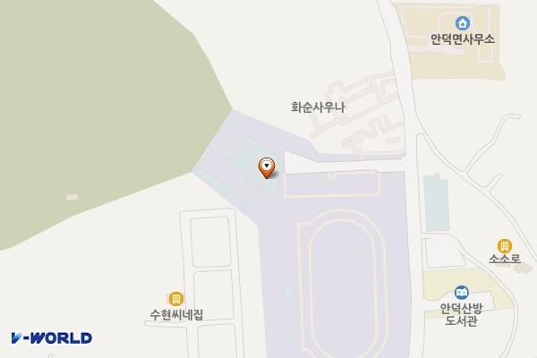 안덕생활체육관 위치 지도 — 제주특별자치도 서귀포시 화순서서로 59