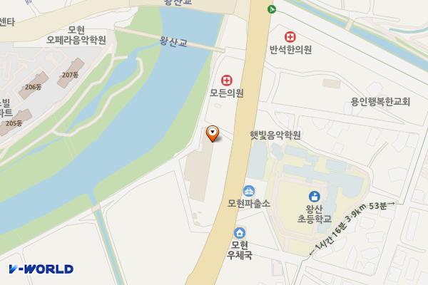 모현농협 하나로마트 위치 지도 — 경기도 용인시 처인구 백옥대로 2373