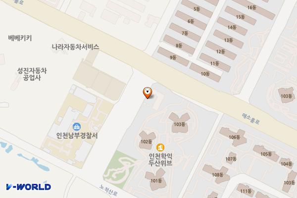 인천업사이클 에코센터 위치 지도 — 인천광역시 남구 매소홀로 292번길 7
