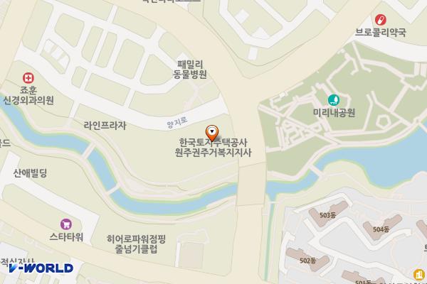 하나로마트 혁신도시점 위치 지도 — 강원특별자치도 원주시 양지로 26