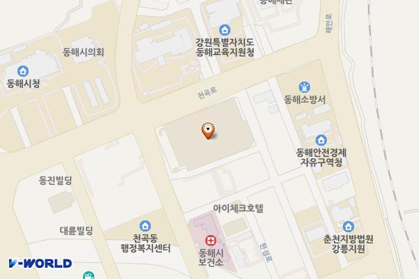 이마트 동해점 위치 지도 — 강원특별자치도 동해시 천곡로 100