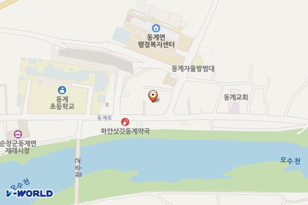 동계면사무소 위치 지도 — 전북특별자치도 순창군 동계면 동계로 47