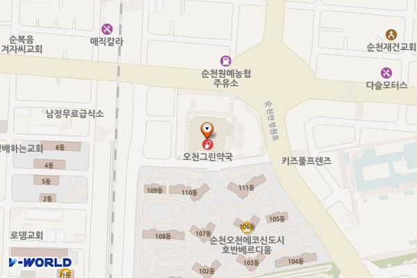 순천원예농협 하나로마트 위치 지도 — 전남광주통합특별시 순천시 남산로 46