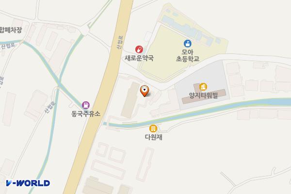 천북농협 로컬푸드 위치 지도 — 경상북도 경주시 천북면 모아리 587-2