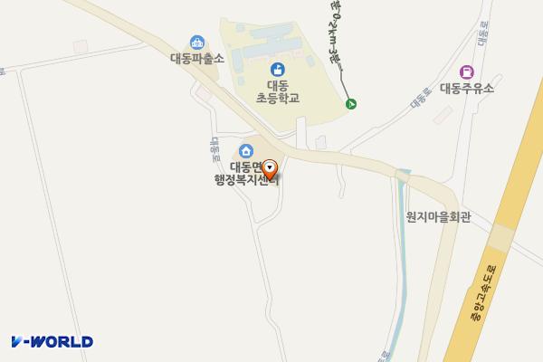 김해 대동면사무소 위치 지도 — 경상남도 김해시 대동면 대동로 610