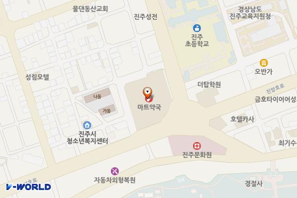 이마트 진주점 위치 지도 — 경상남도 진주시 진양호로 477