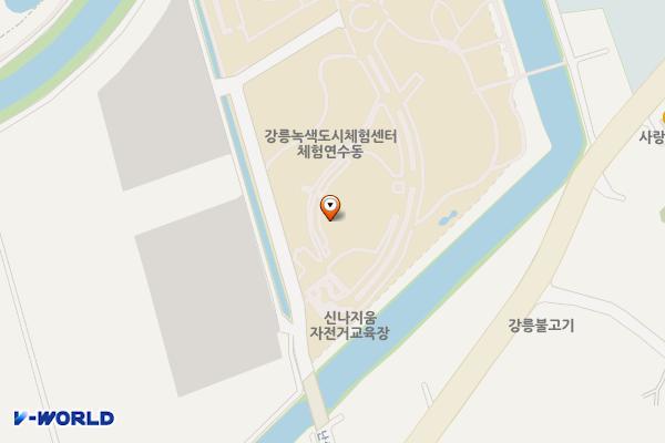 녹색도시체험센터 위치 지도 — 강원특별자치도 강릉시 초당동 505