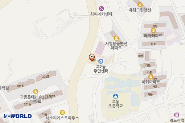 교2동주민센터 위치 지도 — 강원특별자치도 강릉시 교동 723-5