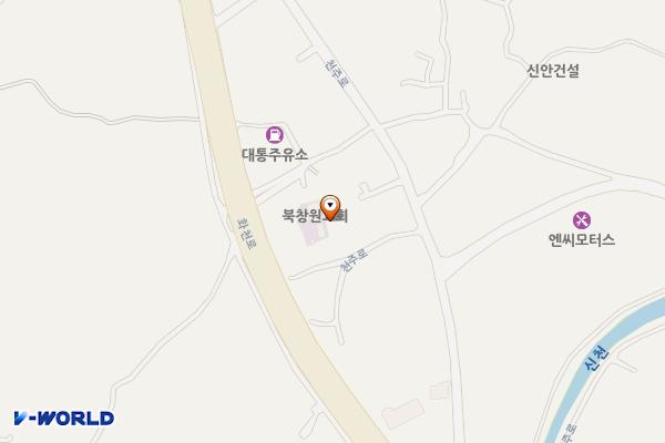 화천민원센터 위치 지도 — 경상남도 창원시 의창구 북면 천주로 483-7
