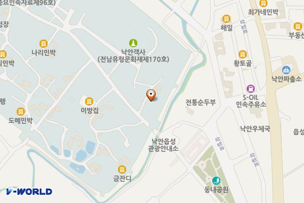 낙안읍성 주차장 위치 지도 — 전남광주통합특별시 순천시 낙안면 충민길 30