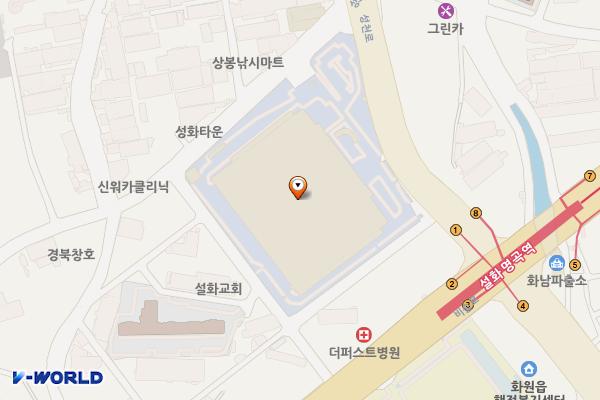 달성유통센터 위치 지도 — 대구광역시 달성군 화원읍 성천로 9