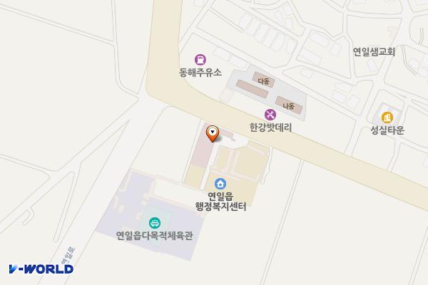연일읍사무소 위치 지도 — 경상북도 포항시 남구 연일읍 철강로 10