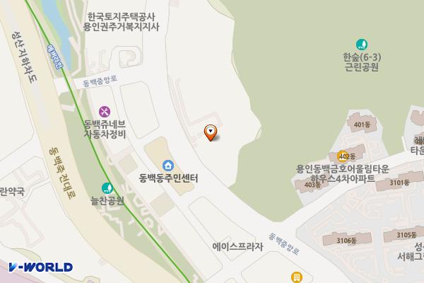 동백2동 위치 지도 — 경기도 용인시 기흥구 동백중앙로 214