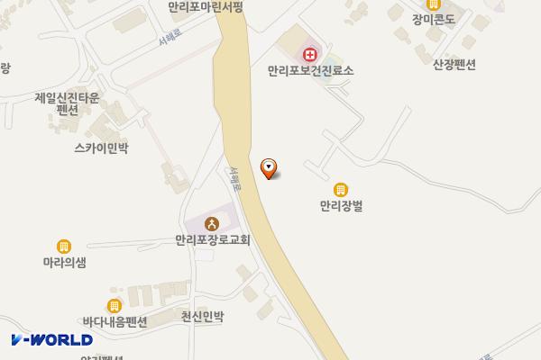 만리포 보건진료소 부설주차장 위치 지도 — 충청남도 태안군 소원면 모항리 462-65