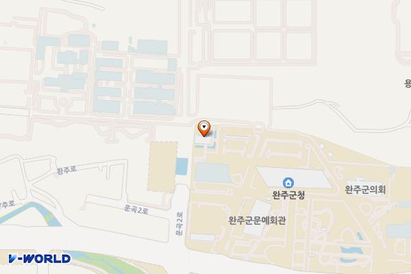 완주군청 위치 지도 — 전북특별자치도 완주군 용진읍 지암로 61