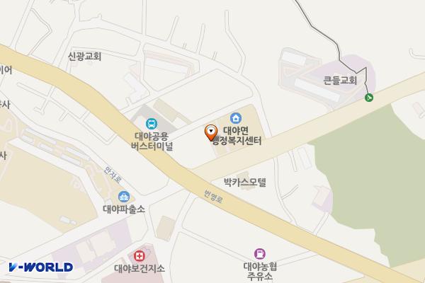대야면주민센터 위치 지도 — 전북특별자치도 군산시 대야면 지경리 731-11