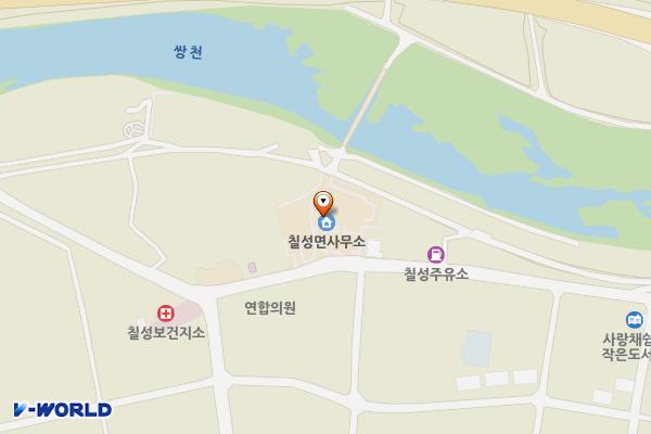 칠성면사무소 위치 지도 — 충청북도 괴산군 칠성면 도정로 2길 8-1