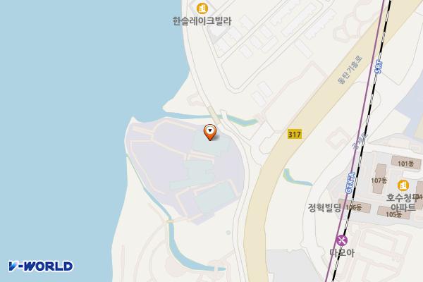 조정경기장 위치 지도 — 경기도 용인시 기흥구 동탄기흥로 923