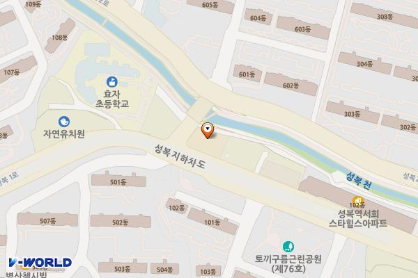 성복동 위치 지도 — 경기도 용인시 수지구 성복1로 100