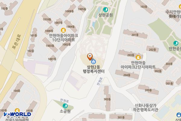 상현2동(상현공영) 위치 지도 — 경기도 용인시 수지구 만현로 48