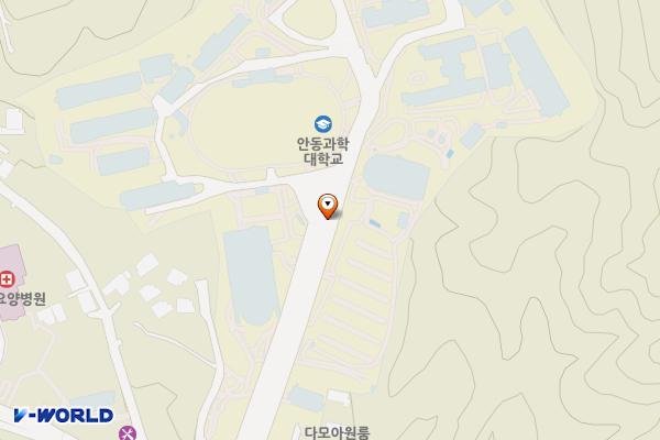 안동과학대학교 위치 지도 — 경상북도 안동시 서후면 교리 488-8