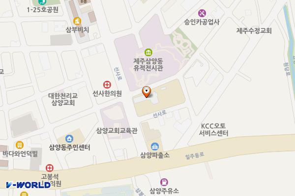 농어촌공사 제주지역본부 위치 지도 — 제주특별자치도 제주시 삼양2동 2127-1