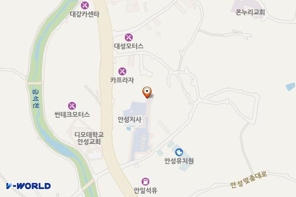 농어촌공사 안성지사 위치 지도 — 경기도 안성시 실왕길 5