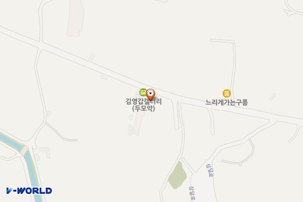 김영갑갤러리 위치 지도 — 제주특별자치도 서귀포시 성산읍 삼달로 137
