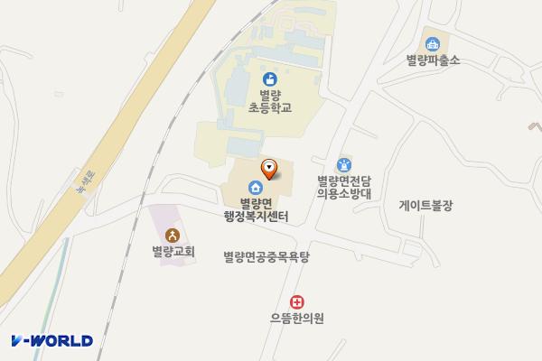 별량면사무소 위치 지도 — 전남광주통합특별시 순천시 별량면 봉림리 178-3