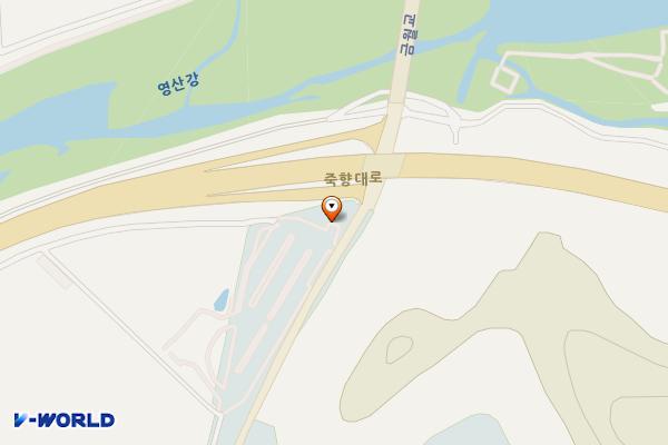 메타세쿼이아길 위치 지도 — 전남광주통합특별시 담양군 담양읍 학동리 40-16