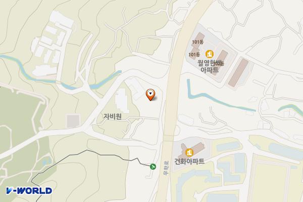 월영노외무료주차장 위치 지도 — 경상남도 창원시 마산합포구 만날고개2길 10-11(월영동)