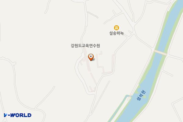 강원도교육연수원 위치 지도 — 강원특별자치도 강릉시 강릉대로587번길 42
