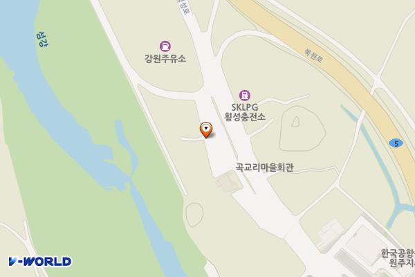 먹거리단지 위치 지도 — 강원특별자치도 횡성군 횡성읍 횡성로 57