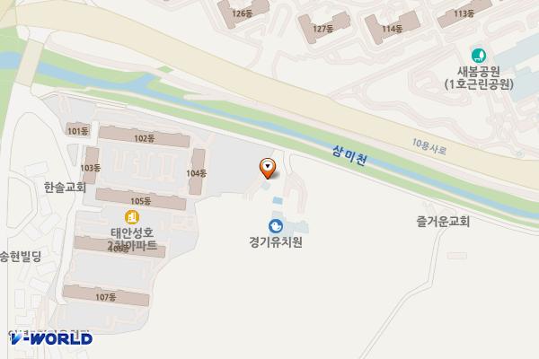 안녕동공영주차장 위치 지도 — 경기도 화성시 한신대길 65-32