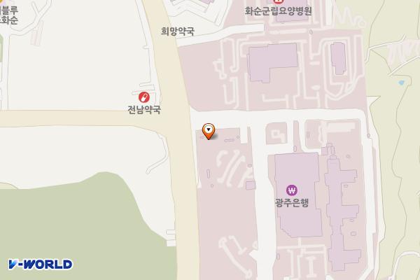 화순전남대병원 위치 지도 — 전남광주통합특별시 화순군 화순읍 서양로 322