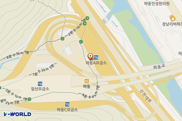 남부순환도로 위치 지도 — 대구광역시 수성구 앞산터널로 519