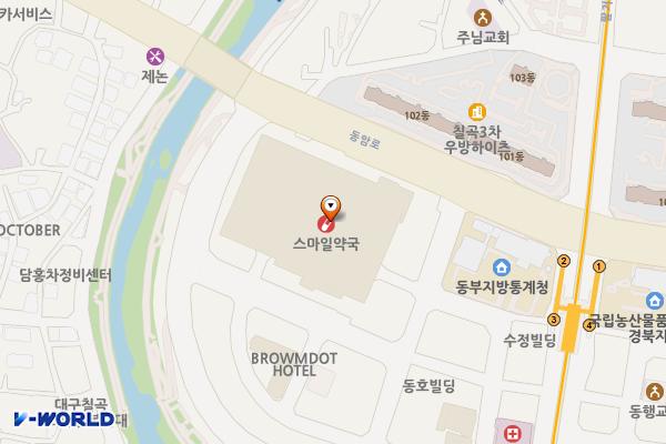 칠곡홈플러스(추가분) 위치 지도 — 대구광역시 북구 동암로12길 8