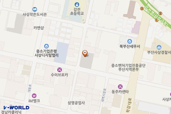 감전역 역세권 공영주차장 위치 지도 — 부산광역시 사상구 사상로 지하 93-1
