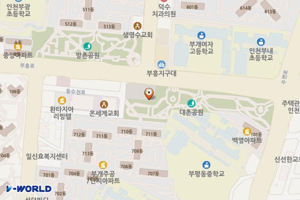부개3차 공영주차장 위치 지도 — 인천광역시 부평구 부흥로 430