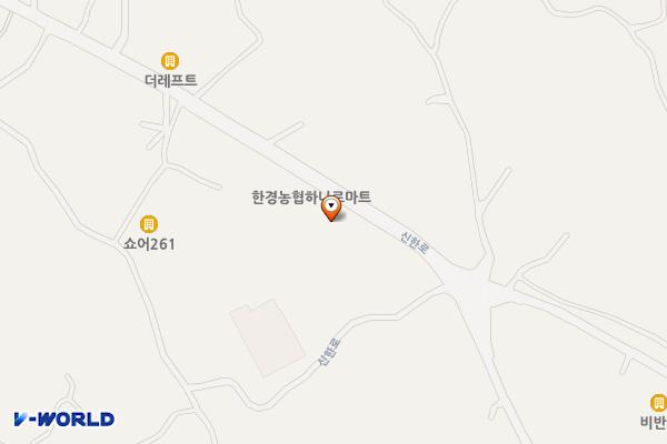 한경농협 하나로마트 위치 지도 — 제주특별자치도 제주시 한경면 신한로 76