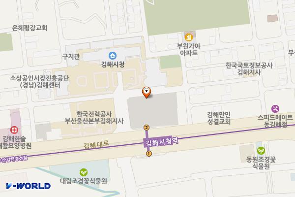 행복민원청사 위치 지도 — 경상남도 김해시 김해대로 2409