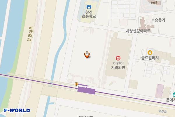 르네시떼 위치 지도 — 부산광역시 사상구 광장로 7