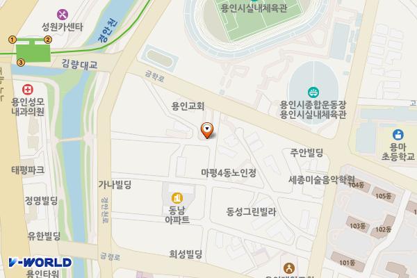 마평동 공영(2) 위치 지도 — 경기도 용인시 처인구 마평동 688-2