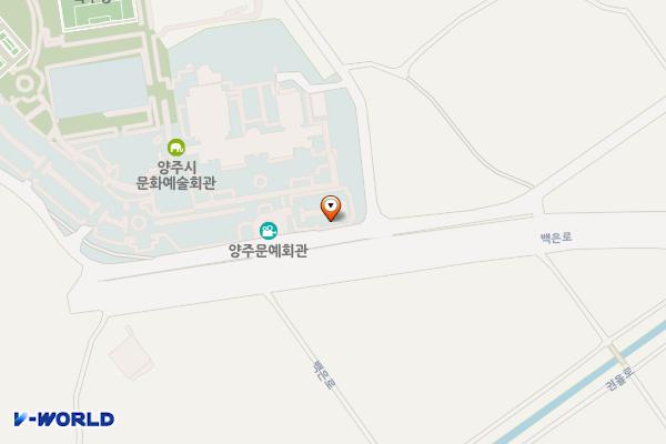 양주문화예술회관 위치 지도 — 경기도 양주시 광적면 부흥로618번길 303