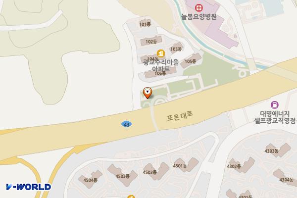 길마재민속공원(광교역사공원) 위치 지도 — 경기도 용인시 수지구 포은대로 37